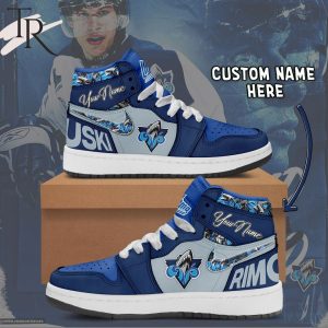 Rimouski Oceanic Custom Name Air Jordan 1 Sneakers