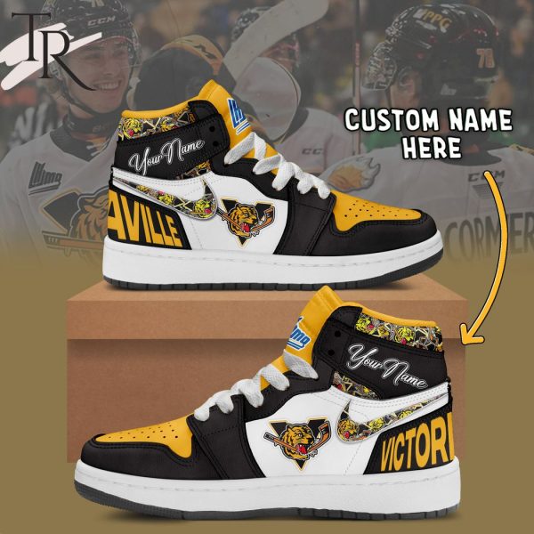 Victoriaville Tigres Custom Name Air Jordan 1 Sneakers
