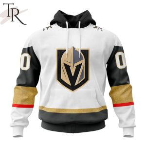 NHL Vegas Golden Knights Personalized 2023 White Away Kits Hoodie