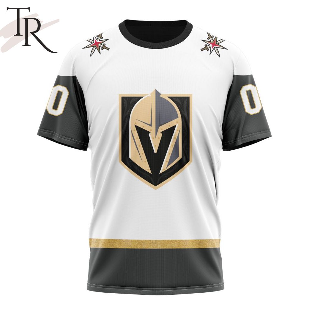 NHL Vegas Golden Knights Personalized 2023 White Away Kits Hoodie