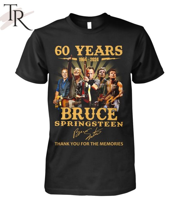 60 Years 1964 – 2024 Bruce Springsteen Thank You For The Memories T-Shirt