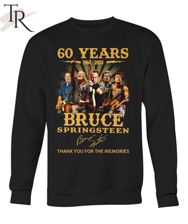 60 Years 1964 – 2024 Bruce Springsteen Thank You For The Memories T-Shirt