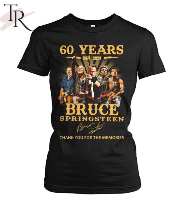 60 Years 1964 – 2024 Bruce Springsteen Thank You For The Memories T-Shirt