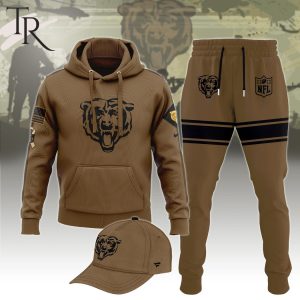 NFL Chicago Bears Salute To Service For Veterans Hoodie, Long Pant, Cap Limited Edition