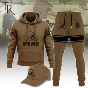 NFL Cleveland Browns Salute To Service For Veterans Hoodie, Long Pant, Cap Limited Edition