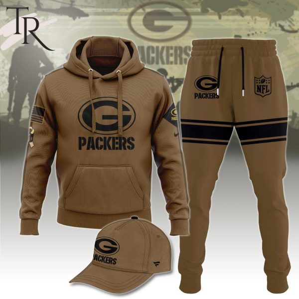 NFL Green Bay Packers Salute To Service For Veterans Hoodie, Long Pant, Cap Limited Edition