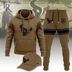 NFL Houston Texans Salute To Service For Veterans Hoodie, Long Pant, Cap Limited Edition