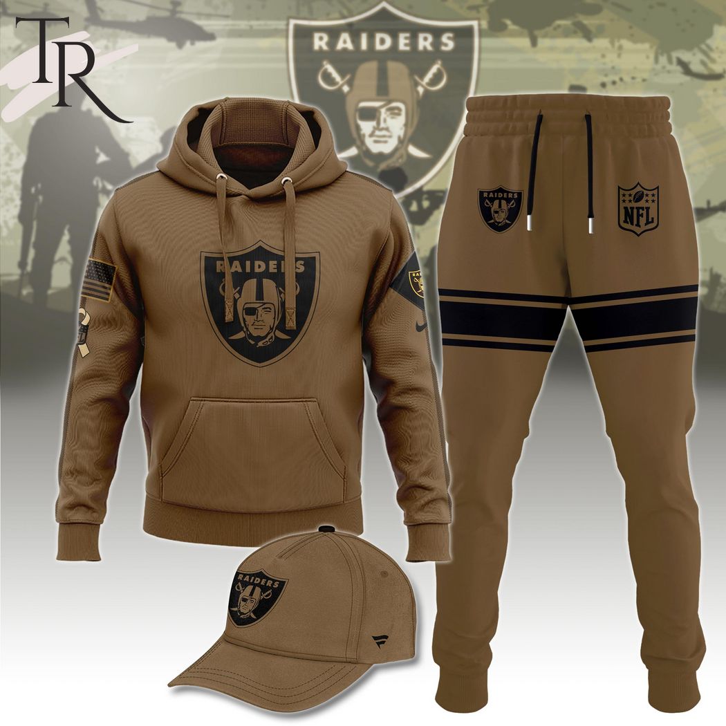 NFL Las Vegas Raiders Salute To Service For Veterans Hoodie, Long Pant, Cap  Limited Edition - Torunstyle