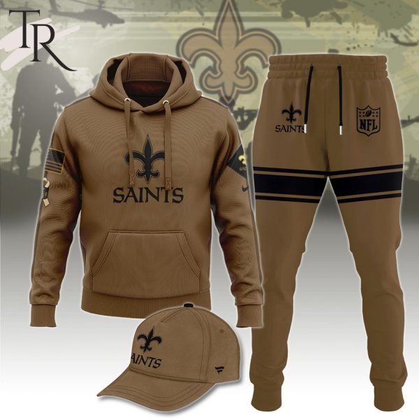 NFL New Orleans Saints Salute To Service For Veterans Hoodie, Long Pant, Cap Limited EditionGB11
