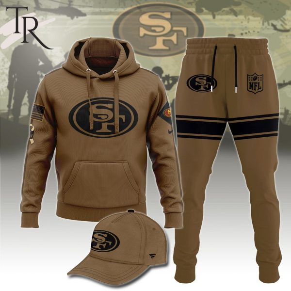 NFL San Francisco 49ers Salute To Service For Veterans Hoodie, Long Pant, Cap Limited Edition