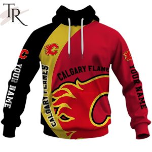 Personalized NHL Calgary Flames You Laugh I Laugh You Cry I Cry Hoodie