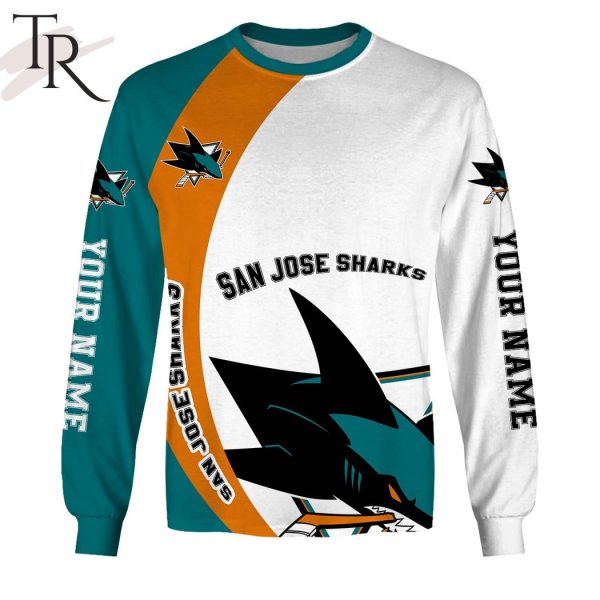 Personalized NHL San Jose Sharks You Laugh I Laugh You Cry I Cry Hoodie