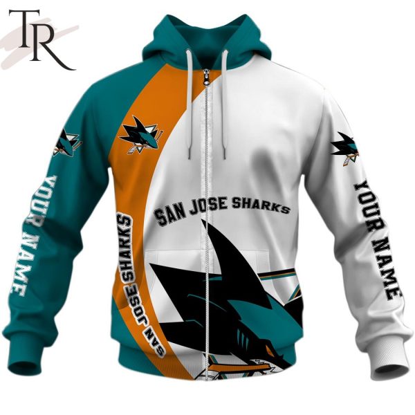 Personalized NHL San Jose Sharks You Laugh I Laugh You Cry I Cry Hoodie