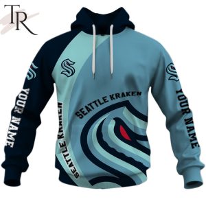 Personalized NHL Seattle Kraken You Laugh I Laugh You Cry I Cry Hoodie
