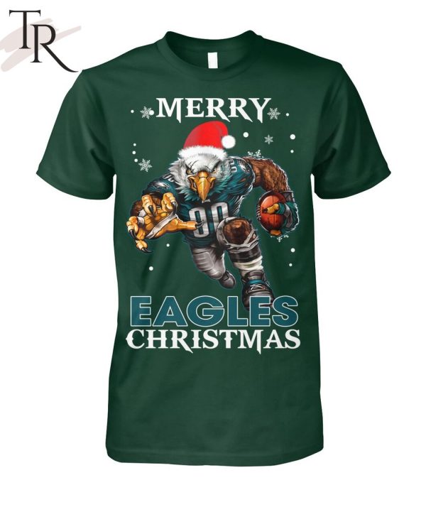 Merry Eagles Christmas T-Shirt