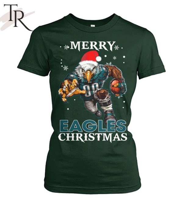 Merry Eagles Christmas T-Shirt