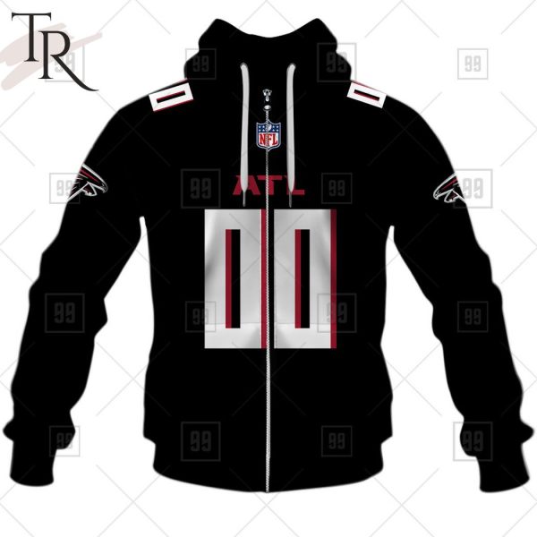 Personalized NFL Atlanta Falcons Home Jersey Style Hoodie