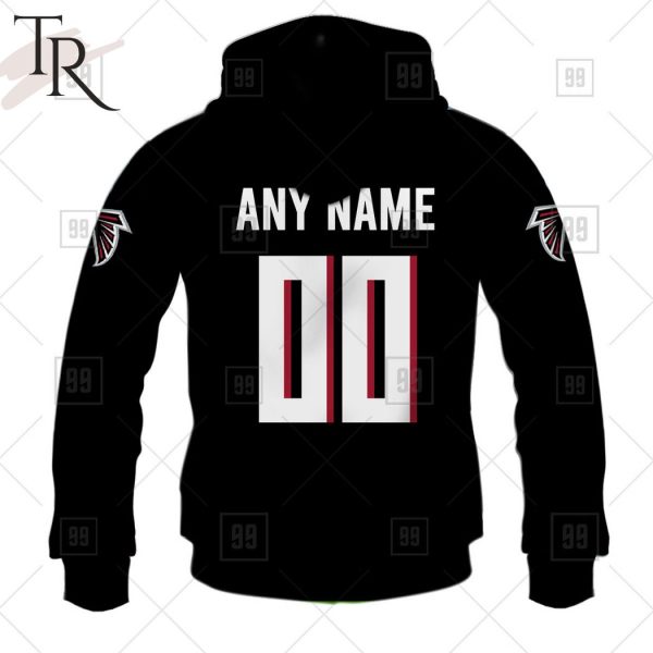 Personalized NFL Atlanta Falcons Home Jersey Style Hoodie