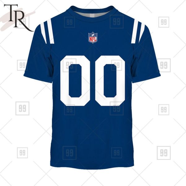 Personalized NFL Indianapolis Colts Home Jersey Style Hoodie