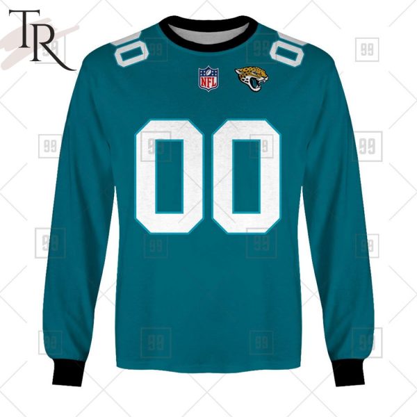 Personalized NFL Jacksonville Jaguars Home Jersey Style Hoodie