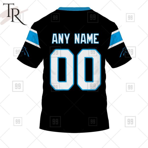 Personalized NFL Carolina Panthers Home Jersey Style Hoodie