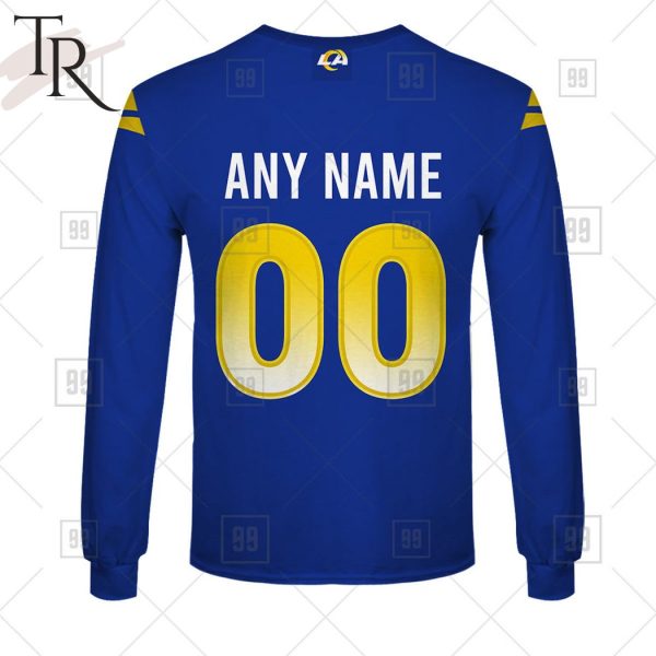 Personalized NFL Los Angeles Rams Home Jersey Style Hoodie