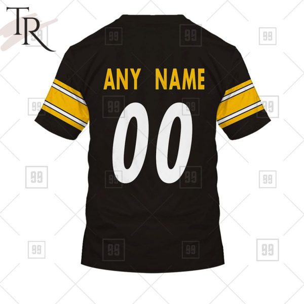 Personalized NFL Pittsburgh Steelers Home Jersey Style Hoodie