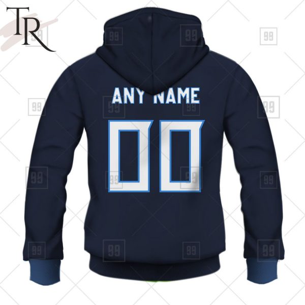 Personalized NFL Tennessee Titans Home Jersey Style Hoodie