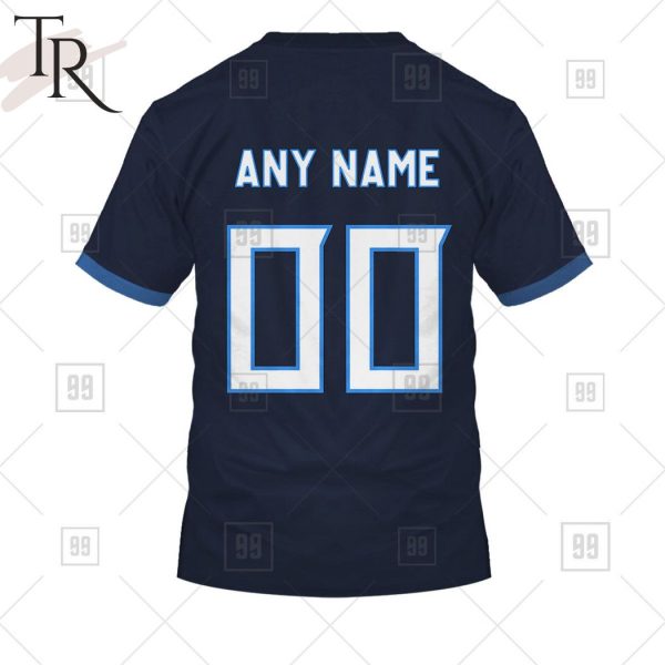 Personalized NFL Tennessee Titans Home Jersey Style Hoodie