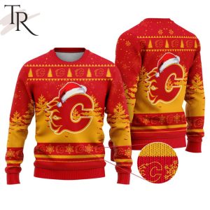 NHL Calgary Flames Special Christmas Design Ugly Sweater