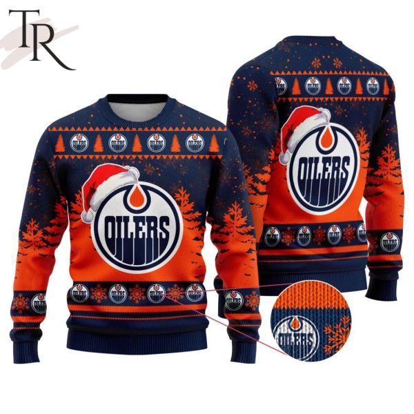 NHL Edmonton Oilers Special Christmas Design Ugly Sweater