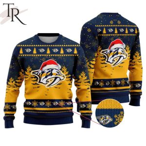 NHL Nashville Predators Special Christmas Design Ugly Sweater