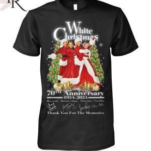 White Christmas 70th Anniversary 1954 – 2024 Thank You For The Memories T-Shirt