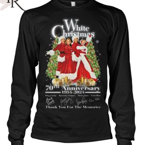 White Christmas 70th Anniversary 1954 – 2024 Thank You For The Memories T-Shirt