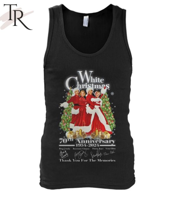 White Christmas 70th Anniversary 1954 – 2024 Thank You For The Memories T-Shirt