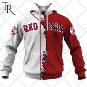 Personalized MLB Boston Red Sox Mix Jersey Hoodie