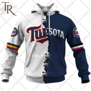 Personalized MLB Minnesota Twins Mix Jersey Hoodie