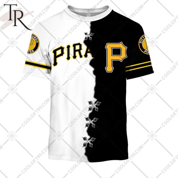 Personalized MLB Pittsburgh Pirates Mix Jersey Hoodie