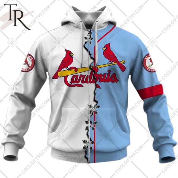 MLB St. Louis Cardinals Red Camo 3D Pullover Hoodie For Fans