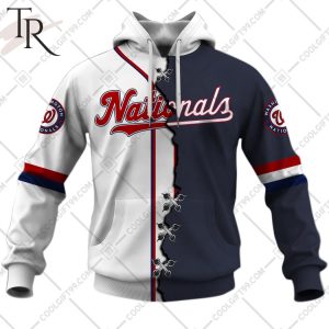 Personalized MLB Washington Nationals Mix Jersey Hoodie