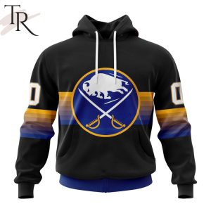 NHL Buffalo Sabres Special Black And Gradient Design Hoodie