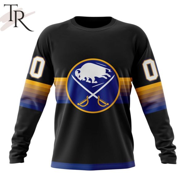 NHL Buffalo Sabres Special Black And Gradient Design Hoodie