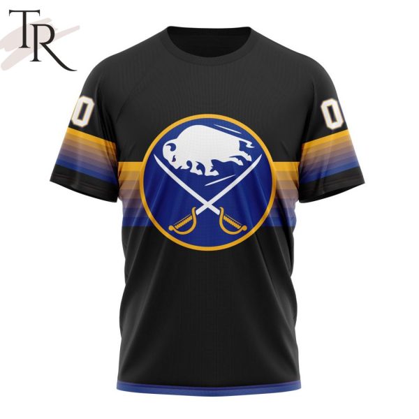 NHL Buffalo Sabres Special Black And Gradient Design Hoodie