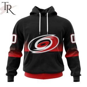 NHL Carolina Hurricanes Special Black And Gradient Design Hoodie