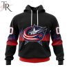 NHL Colorado Avalanche Special Black And Gradient Design Hoodie