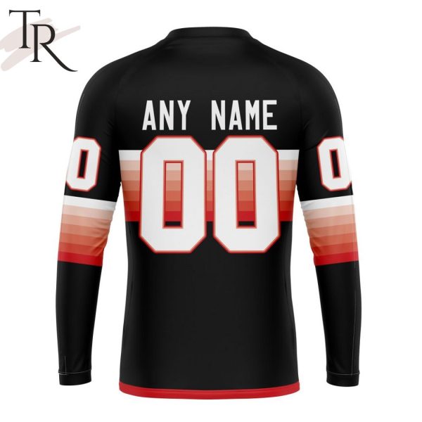 NHL Detroit Red Wings Special Black And Gradient Design Hoodie