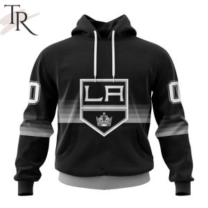 NHL Los Angeles Kings Special Black And Gradient Design Hoodie