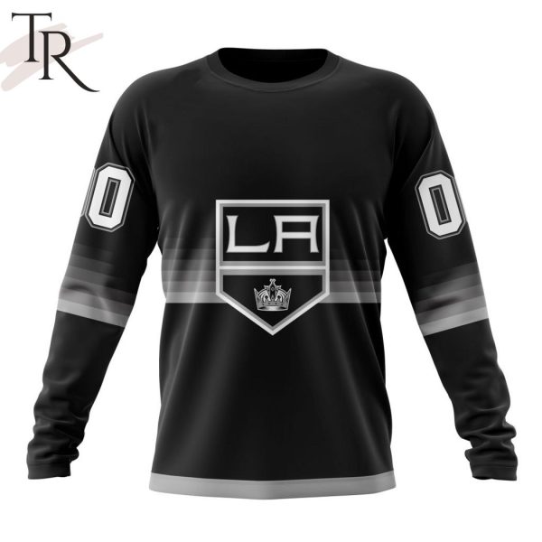 NHL Los Angeles Kings Special Black And Gradient Design Hoodie