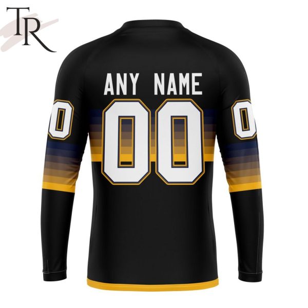 NHL Nashville Predators Special Black And Gradient Design Hoodie