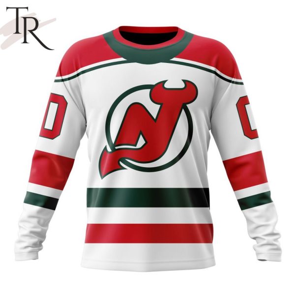 NHL New Jersey Devils Personalize 2023 Heritage Kits Hoodie